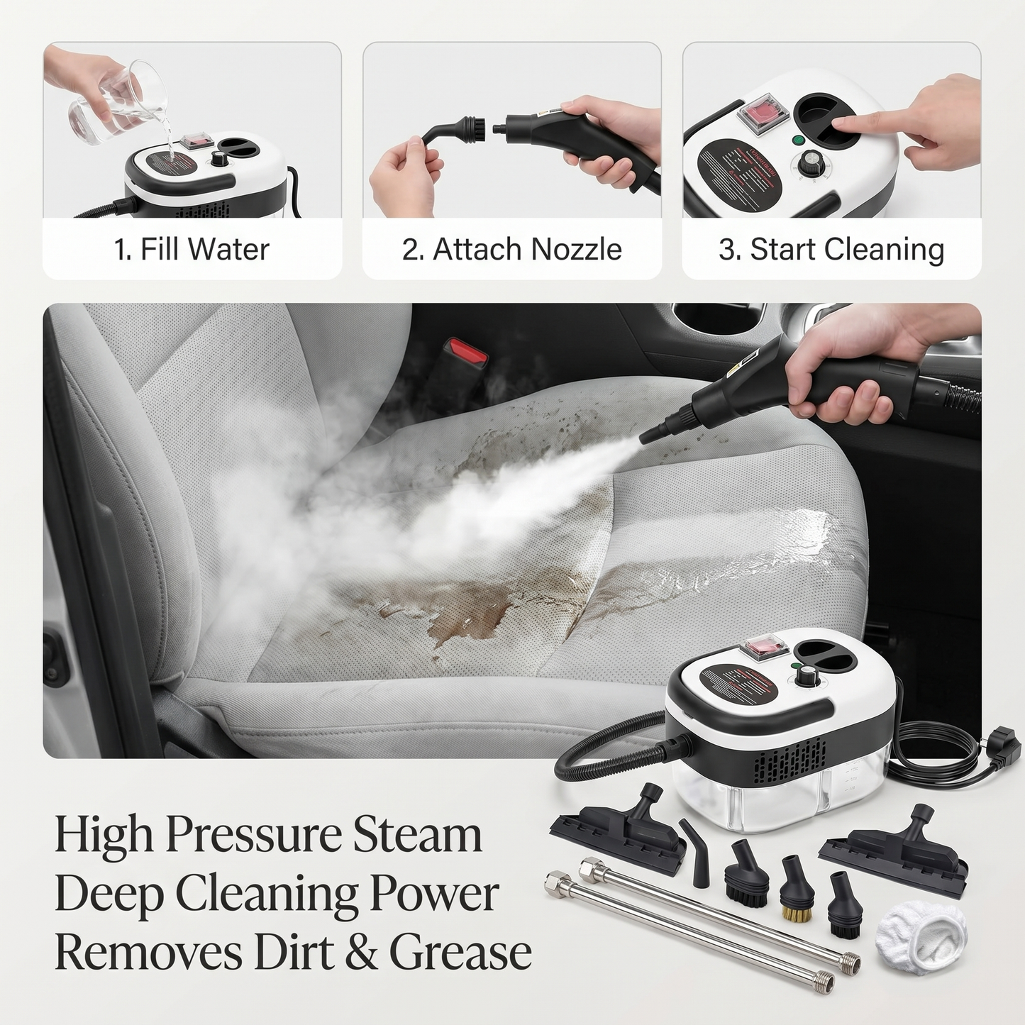 Carvex™ Steam Cleaner